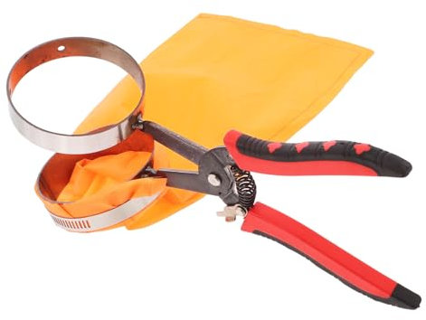 BESPORTBLE Recolector De Frutas De Mano Herramienta Para Recoger Frutas Como Manzanas Mangos Naranjas y Aguacates Jardín