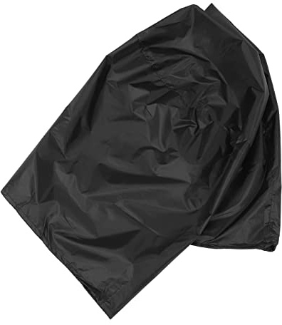 Didiseaon Funda para Barbacoa Cubierta de Negra Funda Redonda para Barbacoa Exterior Intemperie