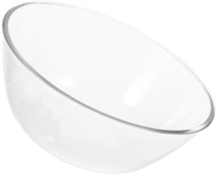 GALPADA Clear Glass Mixing Bowls Heavy Duty Glass Prep Containers for Kitchen Multi Purpose Salad Baking and Cooking Lightweight Portable Design Easy to Clean and