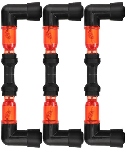 Ipetboom Cappuccio Candela di Accensione Lampeggiante 6 Pezzi per Moto da Cross Quad e Scooter Accessorio ad Alte Prestazioni Compatto per Veicoli Fuoristrada