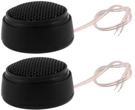 Hemobllo Tweeter per Impianto Stereo Auto Altoparlanti Tweeter a Cupola 1 Paio Installazione Rapida per Casse Audio Macchina