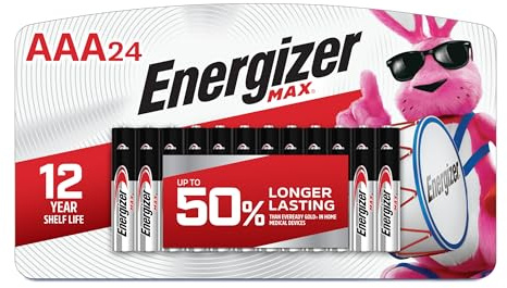 Energizer MAX AAA Batteries (24 Pack), Triple A Alkaline Batteries