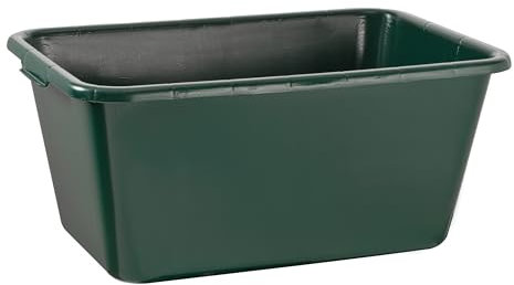 Wanne grün Futterwanne 65 Liter lebensmittelecht - Plastikwanne Wassertrog Kunststoffwanne 70x45 cm