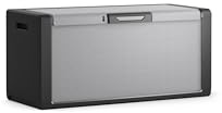 Keter Concept Usine 7200.0 Titan Aufbewahrungsbox, 300 Liter, 118 x 49 x 55 cm, Grau/Schwarz