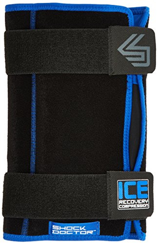 Shock Doctor Erwachsene Ice Recovery Kompression Universal Bandage, Black, One Size, 748-BK