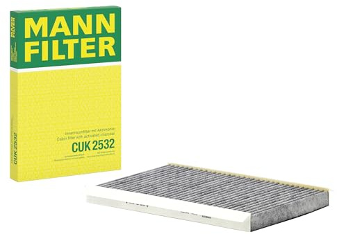 MANN-FILTER CUK 2532 Filtro aria cabina - Filtro Antipolline con Carbonio attivato - per Autovetture + veicoli commeriali