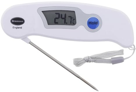 Brannan Instant Read Meat Thermometer Digital Probe - Kitchen Cooking Food Thermometers Food Temperature Probes for Air Fryer Kitchen Outdoor Cooking Baking Water Liquid