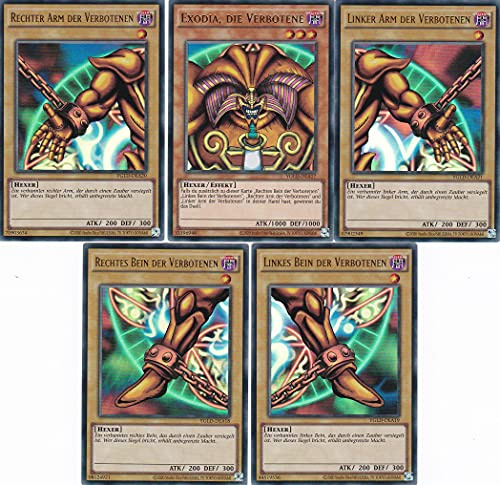 Konami - Yu-gi-oh! Exodia-Set - Ultra Rare - Deutsch - 2. Auflage