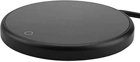 Tyenaza Tassenwärmer Kaffeetassenwärmer mit für Home Office Schreibtisch(Schwarz 1)
