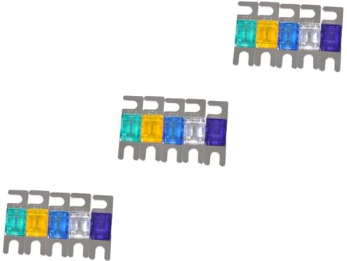 CALLARON 15stücke Teiliges Mini Anl Sicherungsset Für Auto Und Boot Hochleistungs-sicherungen Für Audio Und Videosysteme Langlebig Effizient Geräuschreduzierung