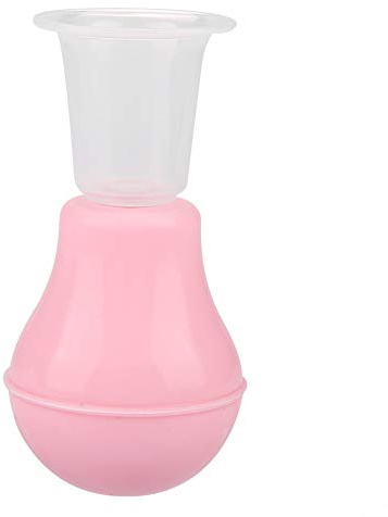 Semme Nipple Corrector,Women Silicone Nipple Enlargement Suction Enlarger Sucker Corrector for Breastfeeding Inverted Flat Nipples Aspirator Puller Health Care (Pink)