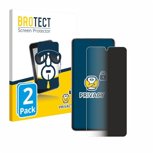 BROTECT Blickschutzfolie für Samsung Galaxy S21 5G | 2 Stück Anti-Spy Displayschutz Made in Germany Smartphones und Handys Privacy Screen Protector Blaulichtfilter Klare Folie