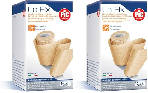 Pic Solution Benda Elastica Co Fix cm 10 x 5 M in Astuc (Confezione da 2)
