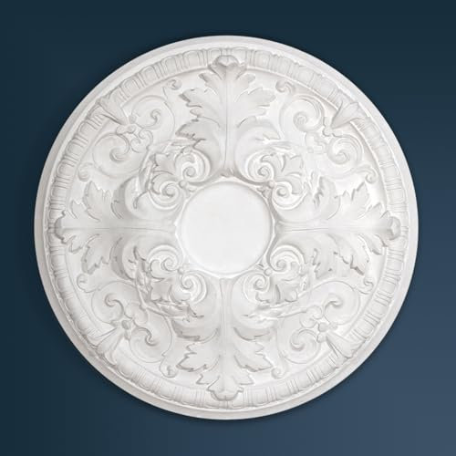 WCP-05 Traditional Victorian Plaster Ceiling Rose - Chatsworth 560mm, 22