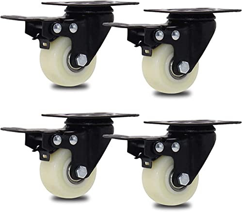 JNHGSHUAISDF Roues Les Roues de ricin remplacent Les Roues, Les Petites Roues roulons Roues Roues de Roues de châtonnette de Chariot de Chariot de Chape