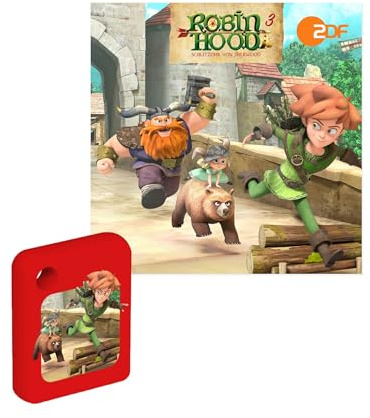 Galakto Jeton audio Robin des Bois – Oreille fendue Sherwood – La menace (partie 1+2), jeu audio pour enfants à partir de 5 ans, temps de jeu d'environ 55 min