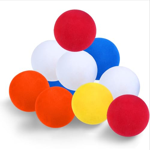 xuhaggeo Schaumstoffball 12-Er Set, Elastizität Softball, Eva Material, Schaumgummibälle Mit 6 cm Durchmesser, Sichere Kleiner Ball Für Die Ganze Familie