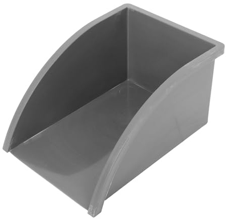 DOITOOL Vasca di Raccolta Acqua Piovana in Plastica Grigia Paraspruzzi per Grondaie Resistente alle Intemperie Piastra Antispruzzo per Cortile e Giardino con Alta Capacità di Drenaggio