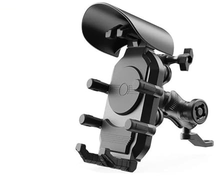 Stöttålig Motorcykelmobilhållare Laddare För Motorcykel Cykel Bicycle Scooter Ställ 15W Trådlös 18W USB 30W Type-C(NO USB)