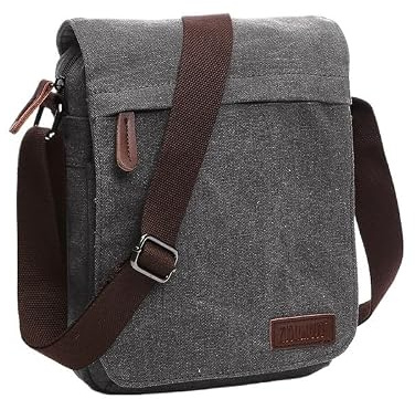 Casual Bärbar Herraxelväska Lämplig for Lenovo Legion Y900 11,1 | Crossbody-väska i enfärgad canvas med stor kapacitet med expanderbar dragkedja