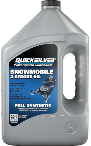 Quicksilver Specialty Lubricants 2-Cycle Full Synthetic Snowmobile Oil 92-858041Q01 1-Gallon