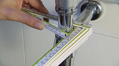 KNAKKE Zollstock mit patentierter Durchmesser-Skala (Grün)