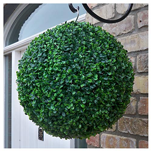 Best Artificial Buchsbaum-Formschnittkugel, 36 cm, vollständig montiert