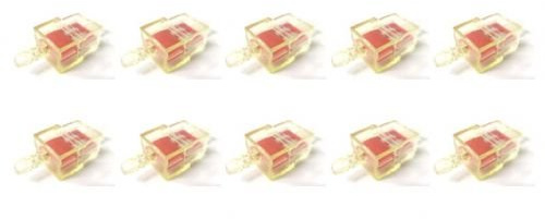 10x Universal 7mm Benzinfilter Kraftstofffilter Eckig – Passend für Roller, Scooter, Mofa, Moped, Mokick – 10er Set, für 6/7mm Schlauchanschluss