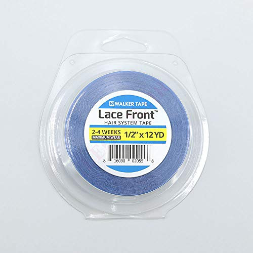 Lace Front Support Walker Rubans rouleau double face Autocollants adhésifs hommes Système cheveux Remplacement Toupet Extension Bundles perruques Weave Closure Lace(12 yards et 1/2 pouce)