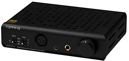 Topping A30 Pro NFCA Headphone Amplifier SE Balanced XLR Earphone Amps XLR 4.4mm 6.35mm Output 6000mW x 6000mW Balanced Headphone Amp for D30 Pro (Black)
