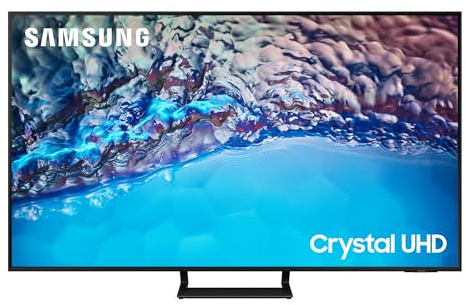 Samsung TV Crystal UHD UE55BU8570UXZT, Smart TV 55 Serie BU8570, Crystal UHD 4K, Alexa e Google Assistant integrati, Black, 2022, DVB-T2
