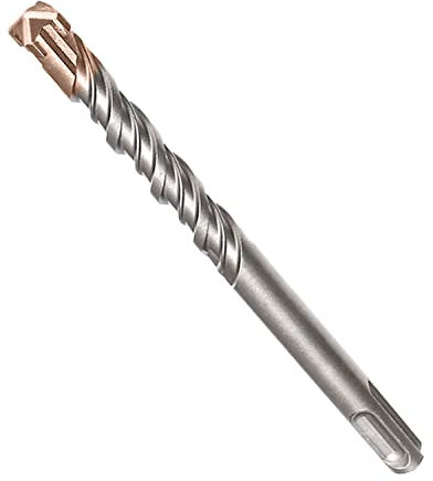 flintronic SDS Plus Bohrer, 12 x 160mm Hammerbohrer, Steinbohrer, Betonbohrer, Vierschneidig mit Doppelwendel, Bohrwerkzeug Werkzeuge zum Bohren von Beton, Stein, Holz, Ziegel, Keramikfliesen