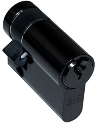 BKS Halbzylinder Dark Edition dunkel PZ 8900 Baulänge: 45mm (45/10 Gesamtlänge 55mm)
