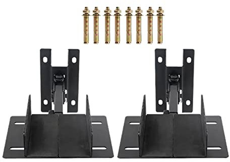Boxenständer Lautsprecher-Wandhalterung, Monitor-Lautsprecherregal, Surround-Sound-Wandhalterung, Arbeitszimmer, Café, HIFI-Bücherregal, Lautsprecherhalterung, keine Schrauben, Tablett, Wandhalterung