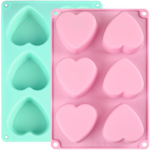 Actvty Heart Shaped Silicone Mold, Heart Chocolate Mold for Baking