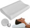 DREAM HAVEN Cuscino Cervicale per Dormire Ortopedico, Guanciale Memory Foam Antirussamento, Supporto per il Collo e Antireflusso, Cuscino letto Ergonomico con Federa Lavabile Anti acaro e Anallergico