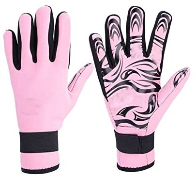 nmbhus Keep Diving Schwimmhandschuhe 2MM Warme Neoprenhandschuhe Schwimmen Scuba Schnorchelhandschuhe Ausrüstung Tauchschutzhandschuhe (Color : Pink S)
