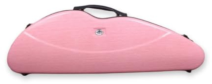 YoungMonic Advance - Estuche para violín de fibra de carbono 4/4, color rosa
