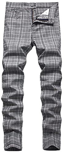 Cocila Deals of The Day Sale Prime Casual Pants Mens High Elastic Plus Size Casual Mens Slim Casual Feet Pants Relaxed Fit Cargo Pants for Men Mens Tartan Trousers Regular Fi Warehouse Clearance UK