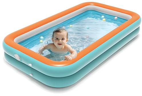 Planschbecken für Kinder,Aufblasbares Planschbecken,Swimmingpool,Schwimmbecken,Aufblasbarer Pool,Aufblasbarer Kinderpool,Kleiner Pool für Kinder,Babypool,Tragbare Badewanne