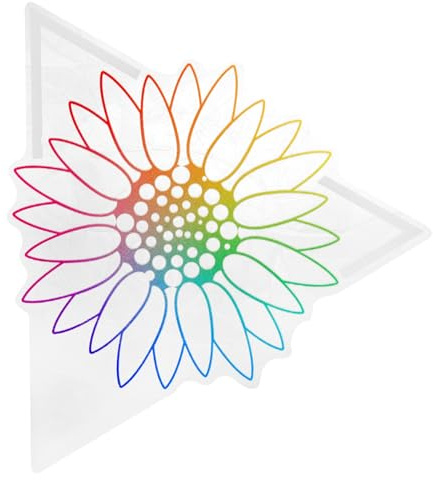 HOMSFOU 1hoja Pegatinas Anticolisión Para Ventanas De Prisma Film Estático De Captura De Sol Decoración De Seguridad Para Cristales y Protección De Aves Para Hogar y Oficina