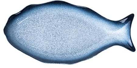 MUCKLILY Fischform Schale Aus Keramik Fischplatte Für Fischgericht Fischgeschirr Aus Keramik Für Küche Keramik-fischgericht Zum Servieren Von Fisch Und Meeresfrüchten