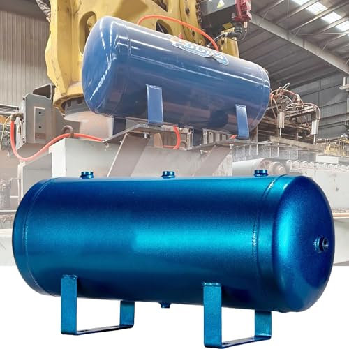 Serbatoio Aria Serbatoio Di Stoccaggio Portatile Per Compressore D'aria, Contenitori Orizzontali Per Serbatoi Di Gas Con Kit Di Montaggio, Per Apparecchiature Mediche Ospedaliere(6 Gallon (25 L))