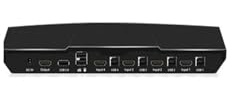 Commutateur KVM 4x1, hub USB 2.0, boîtier répartiteur KVM, commutation automatique, 4 entrées, écran partagé, sélecteur transparent Compatibilité étendue