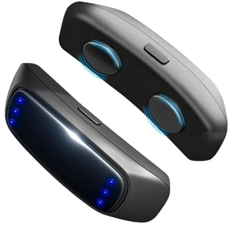 Snore Zero EMS Anti Schnarch – Maskenfreie Schlafhilfe mit EMS-Technologie, 3 Intensitätsstufen, Wasserfest & Reisefreundlich (Schwarz)