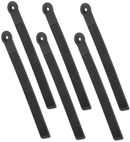 HONITANO Cinghie per Attacchi da Snowboard 6 Pezzi Cinturino alla Caviglia Resistente e Compatibile, Accessori per Fissaggio Attacchi Sci e Snowboard Design Ammortizzato per Sport