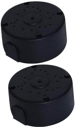 Soporte de pared resistente a la intemperie para cámaras de vigilancia Dome con gestión de cables, ABS impermeable y soporte universal para cámara domo