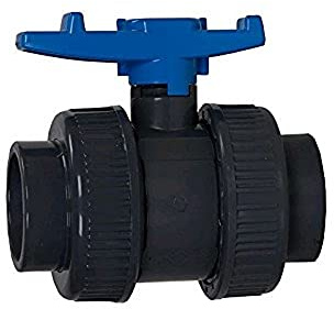 AquaForte - PVC Kugelhahn Econo-Line mit Überwurf Klebemuffe Ø40mm
