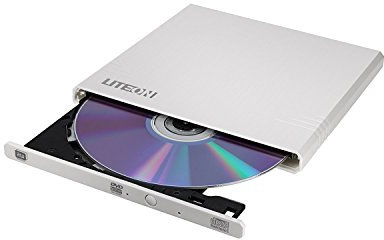 Lite-On Externes DVD-Laufwerk - External Slim USB DVD-RW (Bequeme Stromversorgung über den USB-Anschluss - SMART Burn für max. Schreibqualität - optimierte Lesegeschwindigkeit) 8x External Weiß, 130501