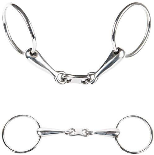 Harry´s Horse Wassertrense doppelt gebrochen Flat link 16mm, Größe:11.5